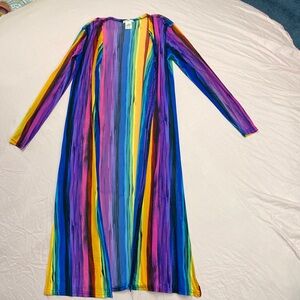 NYC Multicolor Striped Coverup